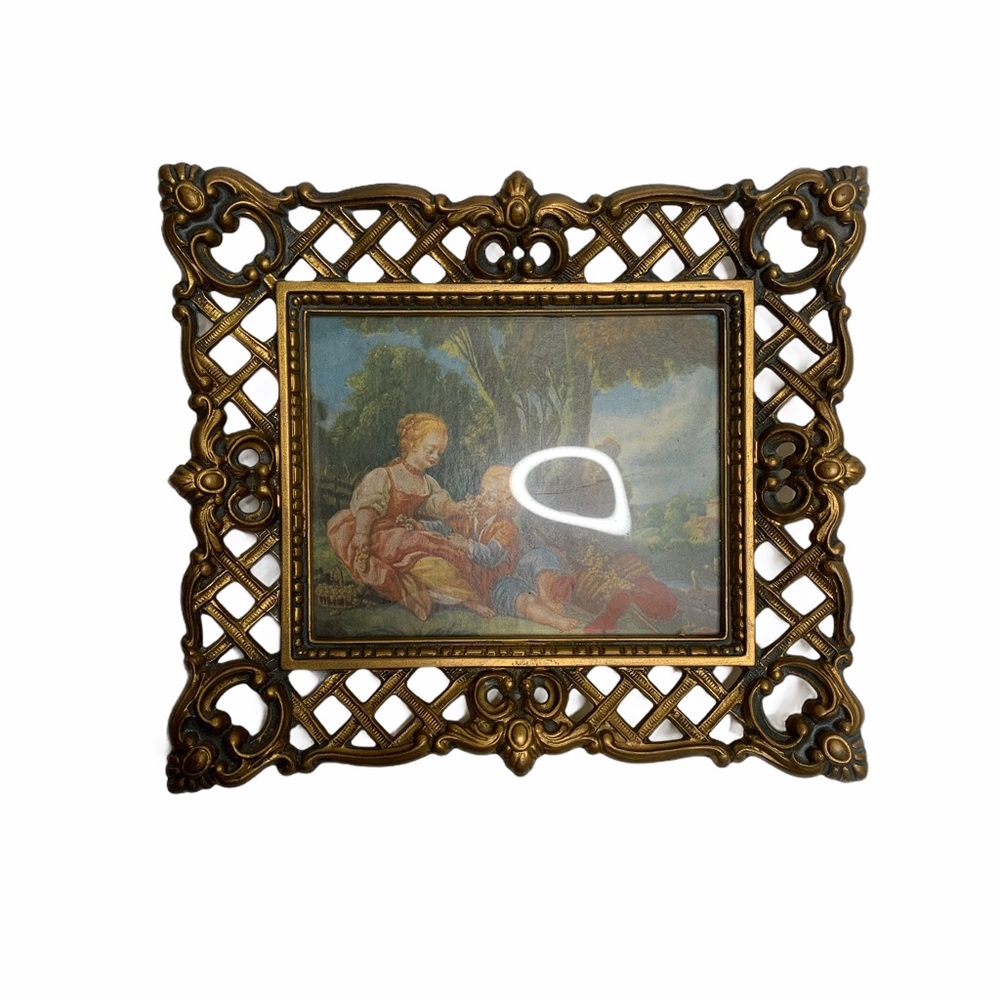 Vintage A Cameo Creation Framed Square Photo - Picture 4 of 12